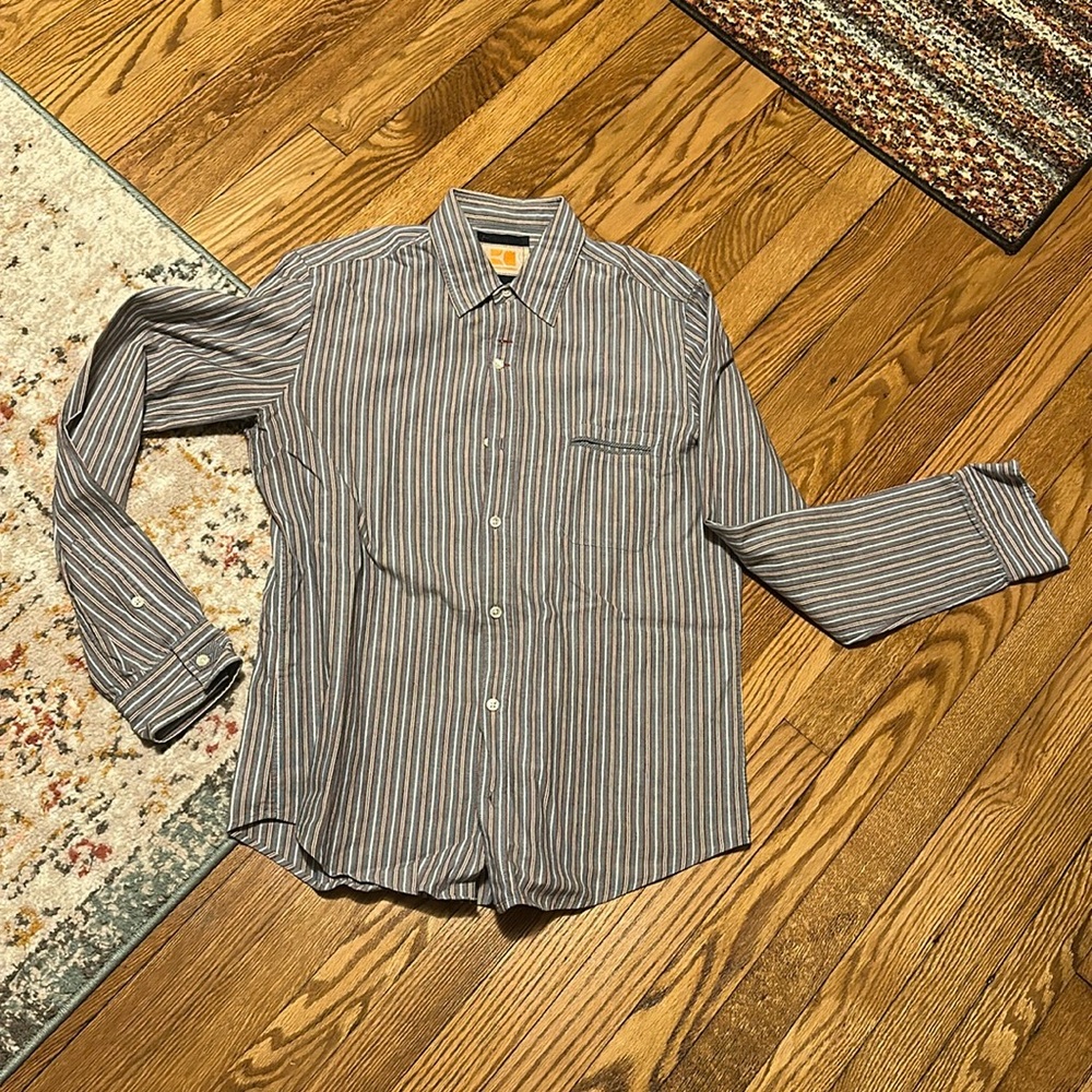 Men’s Hugo Boss Striped Button Down Shirt
